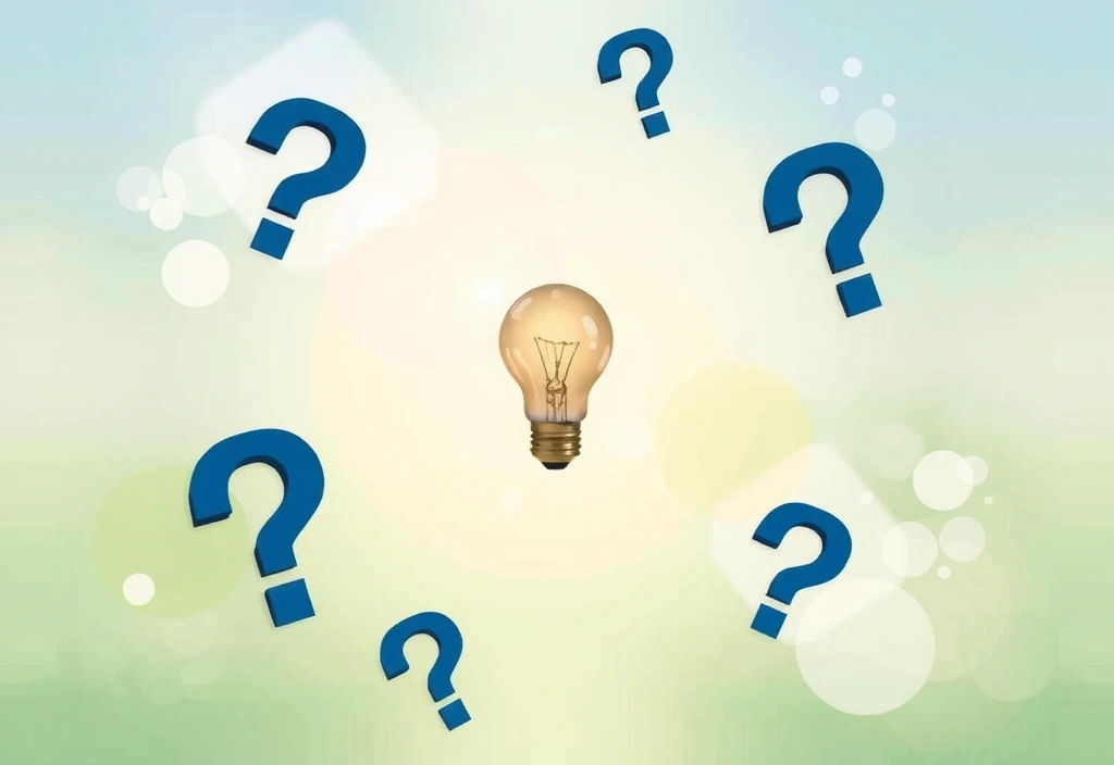 Obrázek s otazníky symbolizující FAQ